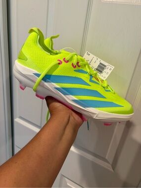 Adidas Adizero Electric+ 2.0 Molded Baseball Cleats Men’s Sizes Lime JI1476